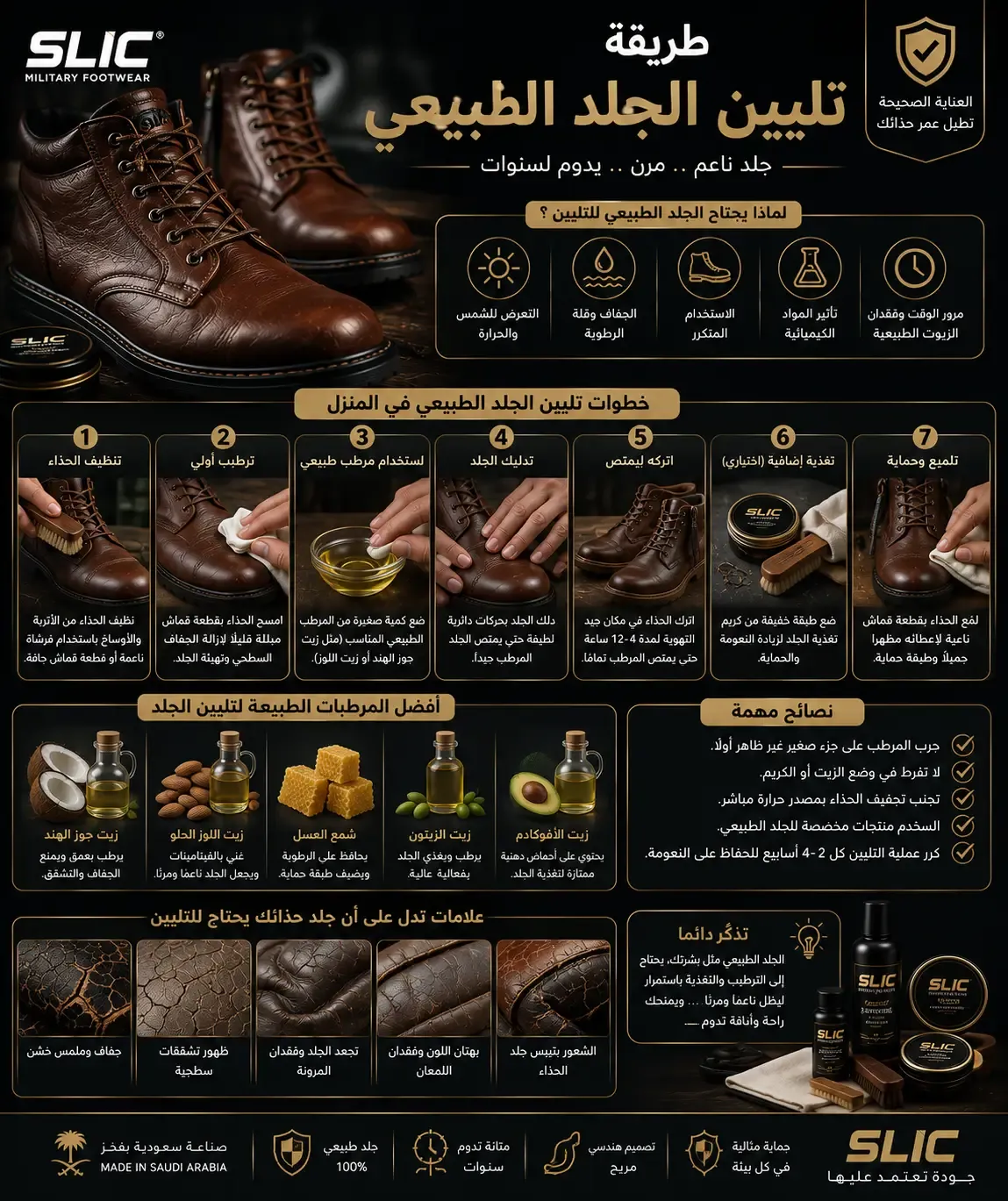 طريقة تليين الجلد الطبيعي والقاسي