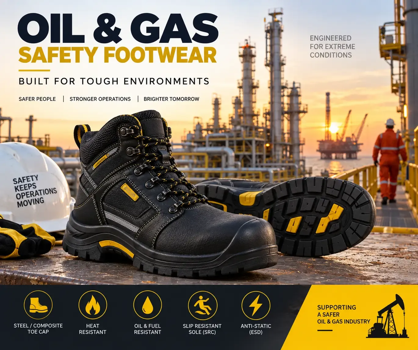 Oil and Gas Safety Footwear Price - Certified Guide