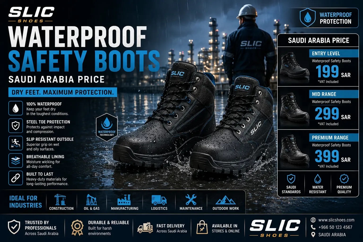 Your Complete Waterproof Safety Boots Saudi Arabia Price Guide