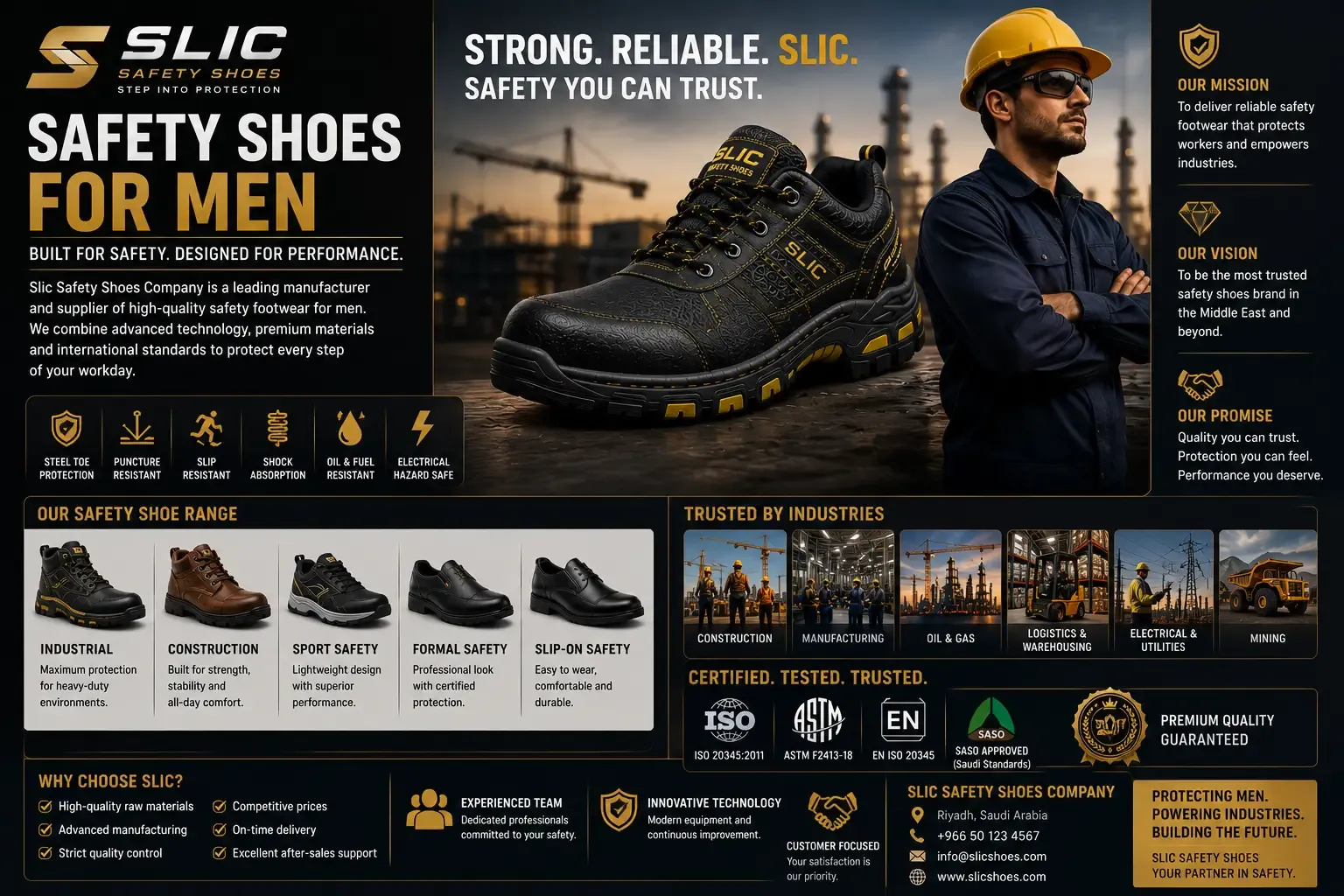 Ultimate safety shoes for men company