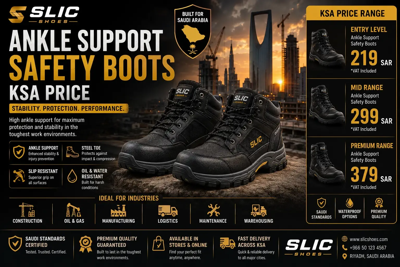Your Ankle Support Safety Boots Ksa Price Guide